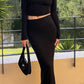 The Ebony Maxi Skirt